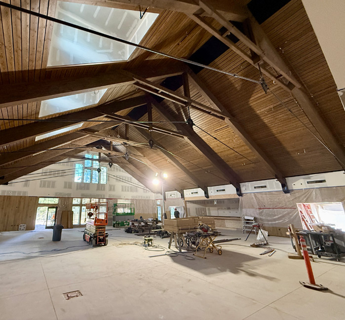 Rendering of the new event center at Grouse Mountain Lodge