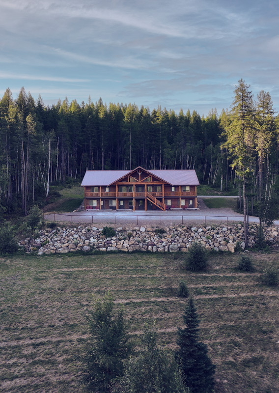 A birds eye view of the front of Paddle Ridge